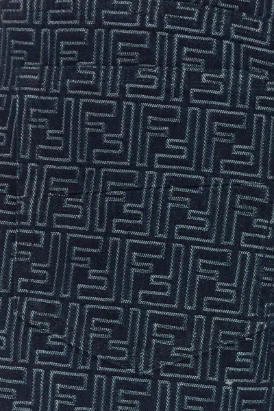 Fendi Short Jeans In Blue