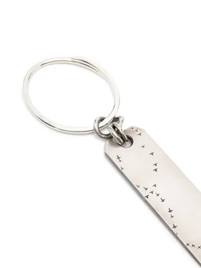 Werkstatt:münchen Brass Keyring In Multi