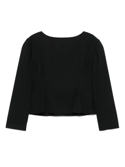 Amomento Boat-neck Blouse