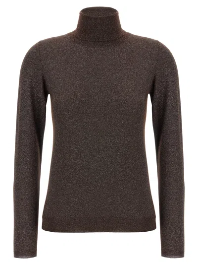 Brunello Cucinelli Sparkling Cashmere And Silk Lightweight Turtleneck Sweater