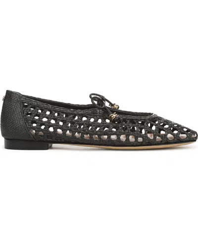 Sam Edelman Marcie Woven Mary Jane Flats Black