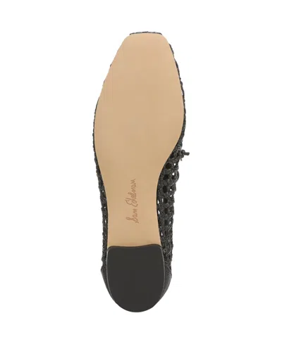 Sam Edelman Marcie Woven Mary Jane Flats Black
