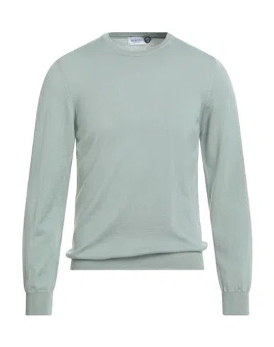Heritage Man Sweater Sage Green Size 38 Merino Wool