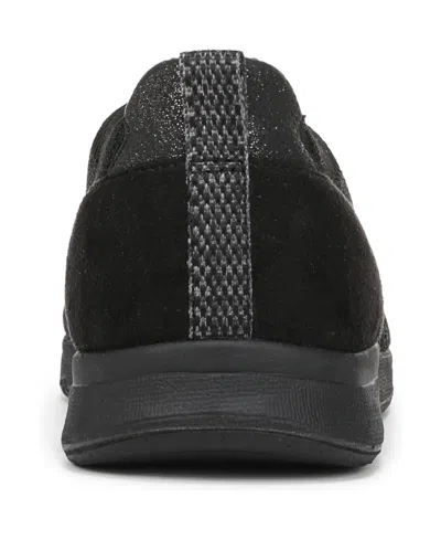 Lifestride Women's Respect Washable Round Toe Slip On Sneakers In Black