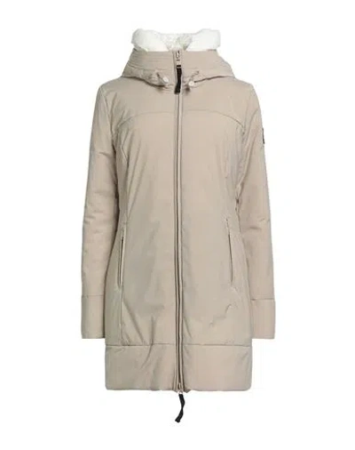 Dekker Woman Coat Sand Size 10 Polyester, Elastane