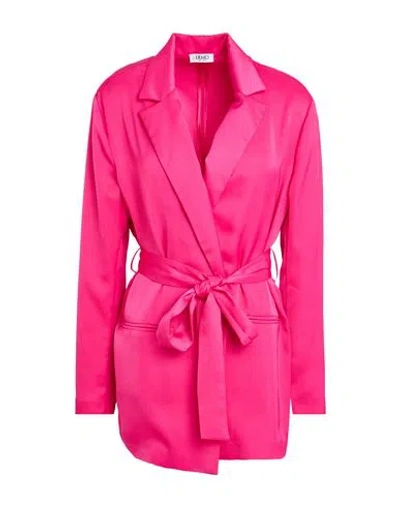 Liu •jo Woman Blazer Fuchsia Size 8 Polyester