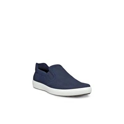 Ecco Soft 7 Easy Slip On Sneaker In Blue