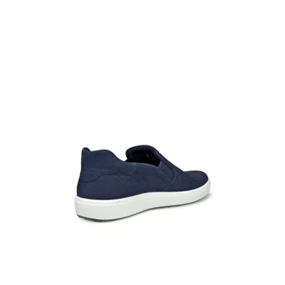 Ecco Soft 7 Easy Slip On Sneaker In Blue