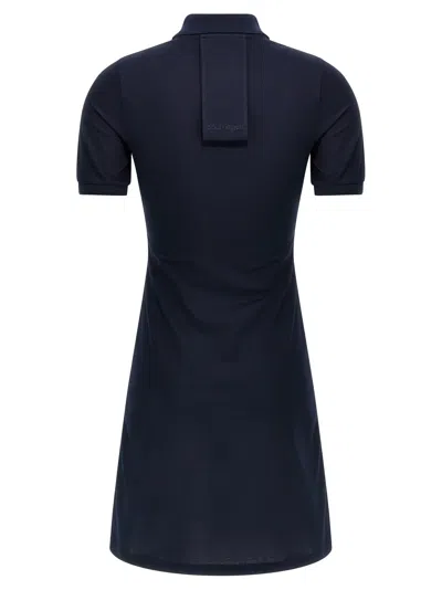 Courrèges Woman Mini Dress Midnight Blue Size M Cotton