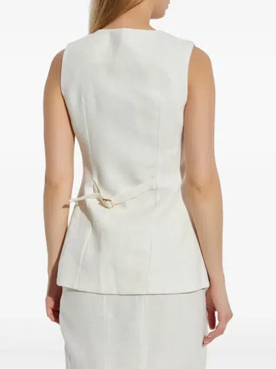 Posse Inactive Coo China Style Matilda Gilet In White