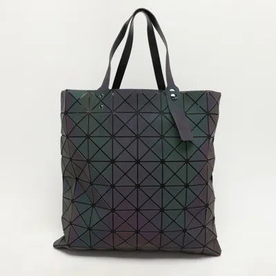 Pre-owned Issey Miyake Multicolor Iridescent Effect Synthetic Leather And Mesh Bao Bao Prism Tote