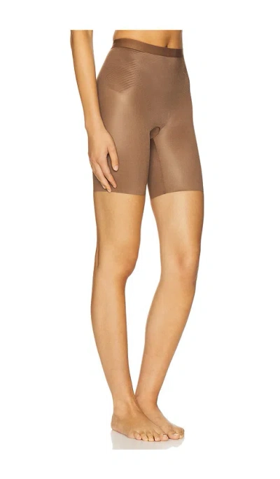 Spanx Shape Invisible Short In Brown