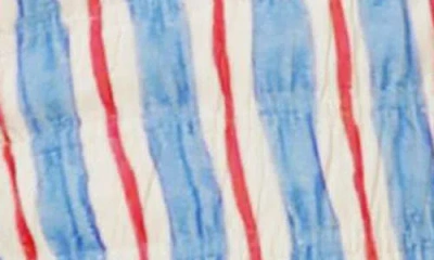 Solid & Striped The Delta Strappy Linen Blend Camisole In Blue