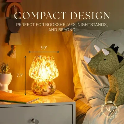 Next Glow Mushroom Led Lamp,  Modern Dimmable E26 Socket