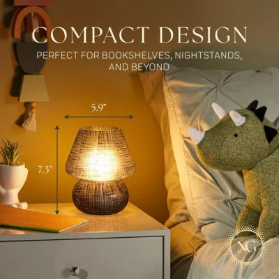 Next Glow Mushroom Led Lamp,  Modern Dimmable E26 Socket