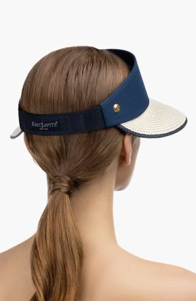 Eric Javits Squishee Straw Champ Custom Fit Visor