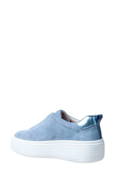 Linea Paolo Golde Platform Sneaker In Blue