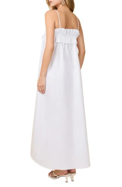 Solid & Striped The Sophie Poplin Maxi Dress In White