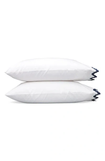 Matouk Aziza Set Of 2 600 Thread Count Egyptian Cotton Percale Pillowcases