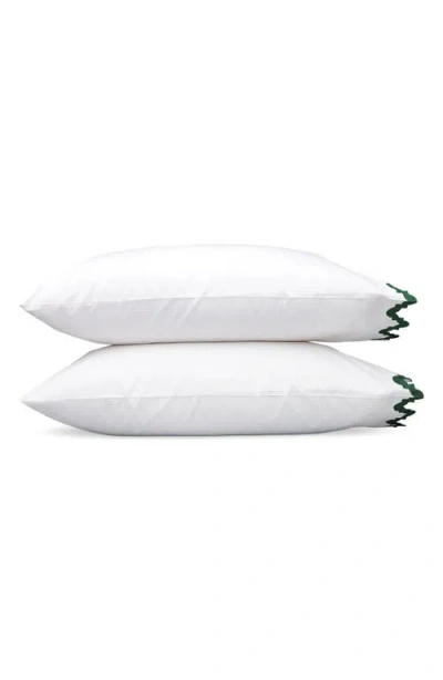Matouk Aziza Set Of 2 600 Thread Count Egyptian Cotton Percale Pillowcases