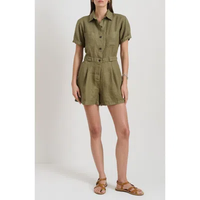 Alex Mill Cassi Romper In Linen