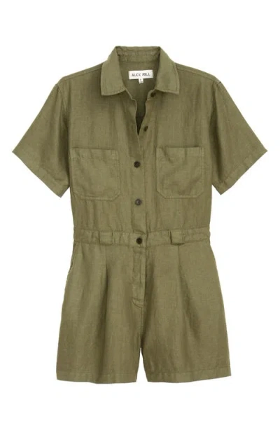Alex Mill Cassi Romper In Linen