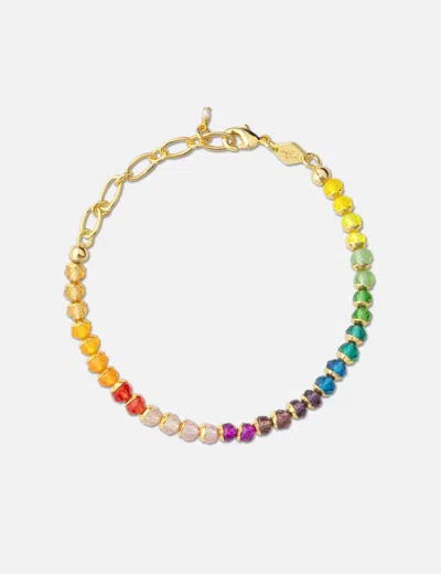 Anni Lu Tennis Kinda Bracelet. In Multi