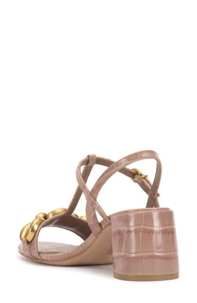 Vince Camuto Chirie Block-heel Sandals In Neutral