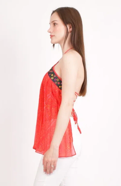 Raas Ava Embroidered Halter Top