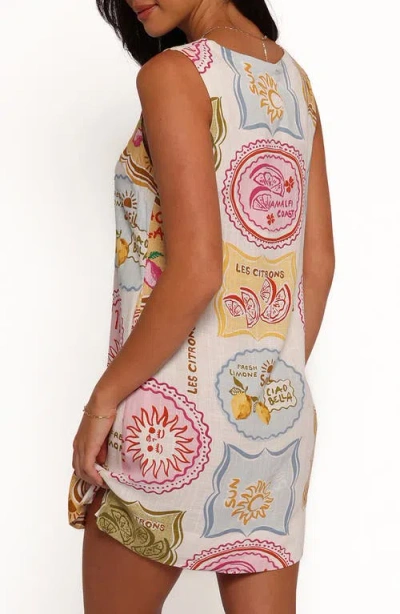 Petal And Pup Petal & Pup Zoe Allover Print Minidress In White