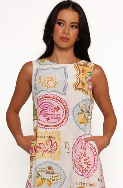 Petal And Pup Petal & Pup Zoe Allover Print Minidress In White