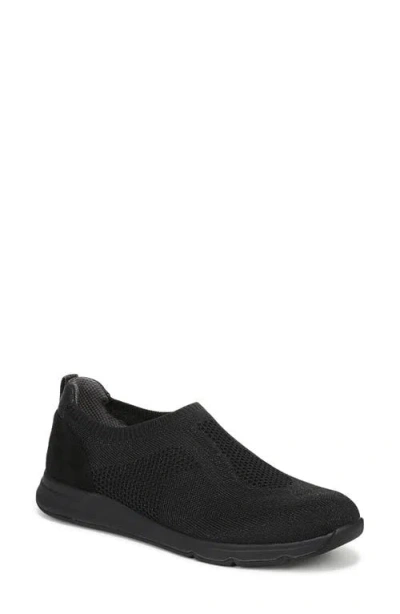 Lifestride Women's Respect Washable Round Toe Slip On Sneakers In Black