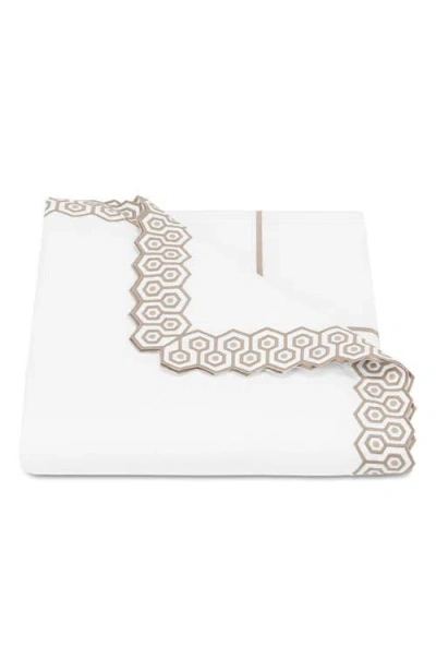 Matouk Felix 600 Thread Count Cotton Percale Duvet Cover