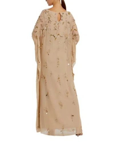 Mac Duggal Embellished Trapeze Evening Gown In Multi