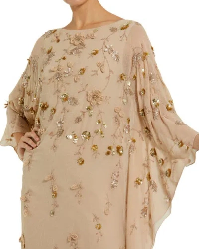 Mac Duggal Embellished Trapeze Evening Gown In Multi