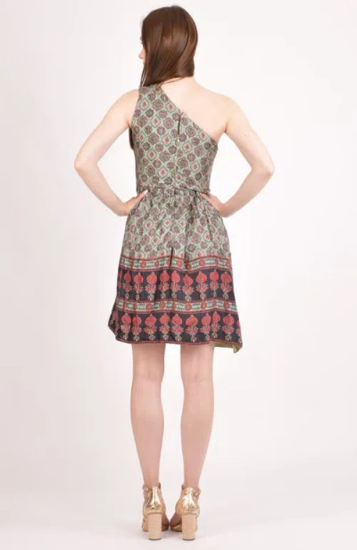 Raas Hazel Boho One Shoulder Mini Dress