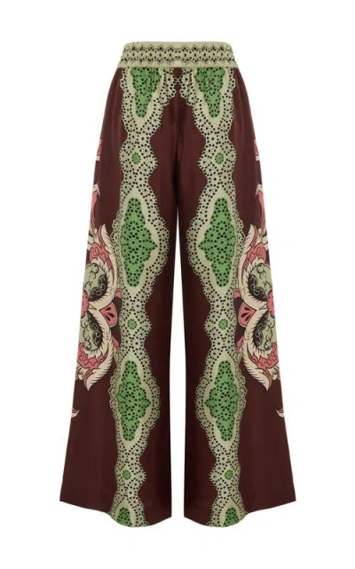 La Doublej Palazzo Pants In Portal Placée Brown