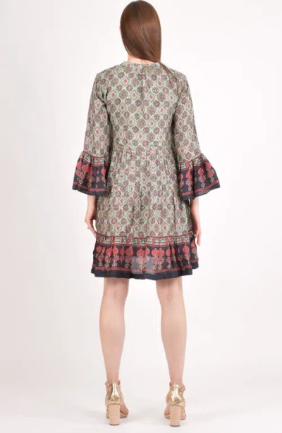 Raas Juniper Ajrakh Boho Mini Dress