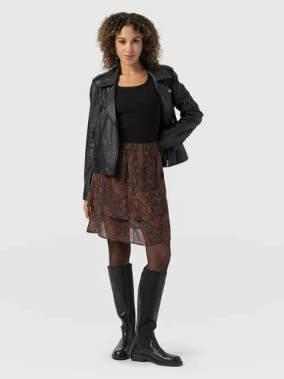 Saint And Sofia Saint + Sofia Etta Mini Layered Skirt