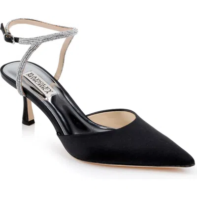 Badgley Mischka Collection Autumn Pointed Toe Ankle Strap Pump