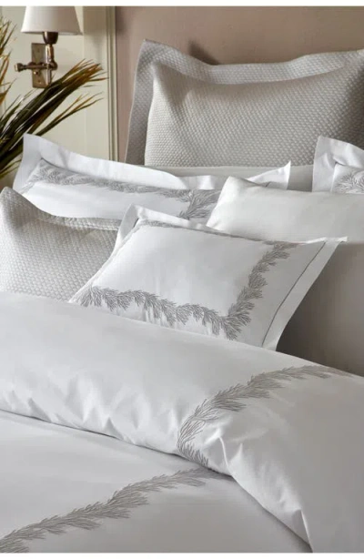 Matouk Atoll 520 Thread Count Cotton Percale Set Of 2 Pillowcases