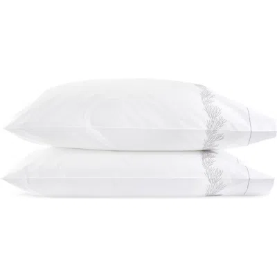 Matouk Atoll 520 Thread Count Cotton Percale Set Of 2 Pillowcases