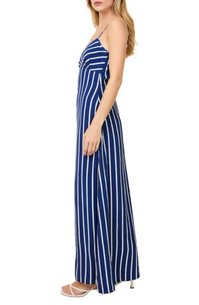 Solid & Striped The Rosetta Stripe Sleeveless Maxi Dress