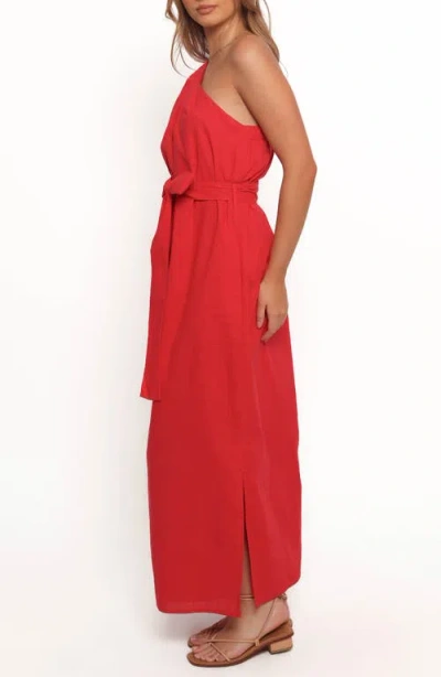 Petal And Pup Petal & Pup Roma One-shoulder Dress In Red