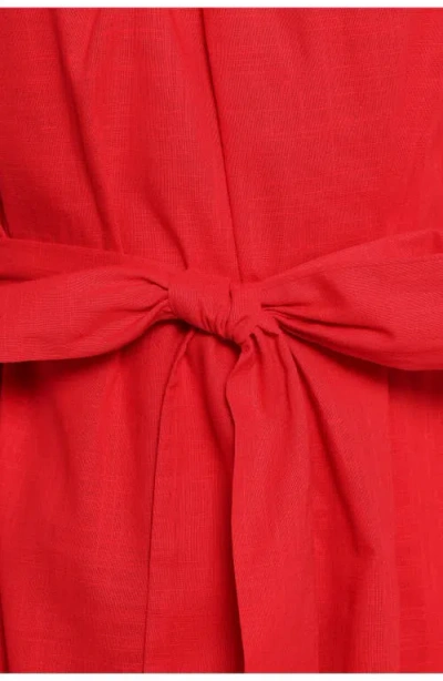 Petal And Pup Petal & Pup Roma One-shoulder Dress In Red