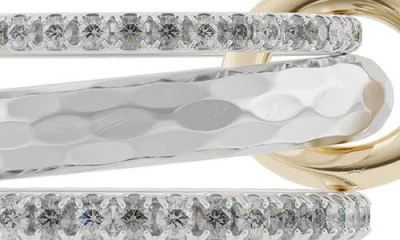 Spinelli Kilcollin Theo Sg Gris Vulcan Linked Rings