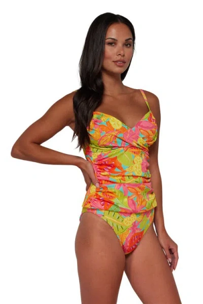 Sunsets Simone Tankini Swimsuit Top In Multi