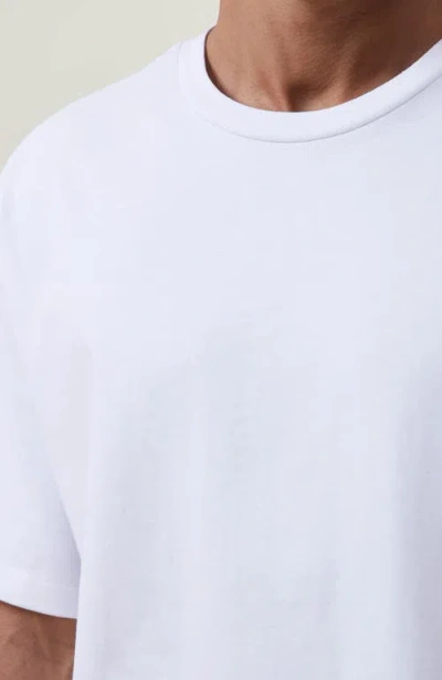 Cotton On Box Fit Plain T-shirt In White