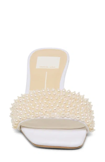 Dolce Vita Women's Rexa Pearl Slide Dress Sandals