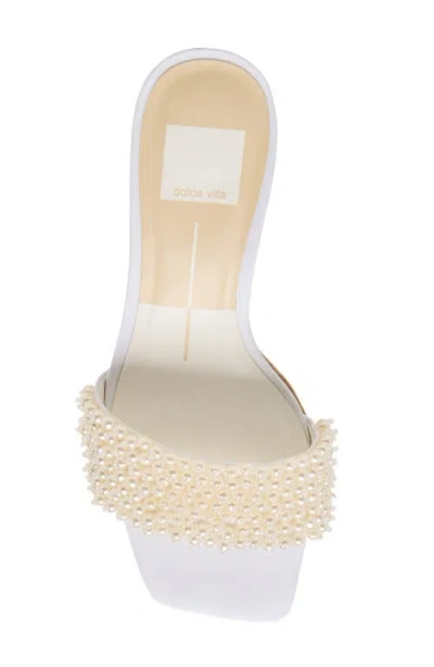 Dolce Vita Women's Rexa Pearl Slide Dress Sandals